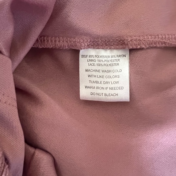 Just Found Mauve Pink Summer Dress size 1X - Picture 9 of 10